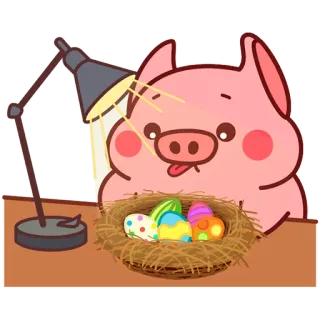 Pig Valera @Pig_and_friends / @Mari_Deinos telegram stickers