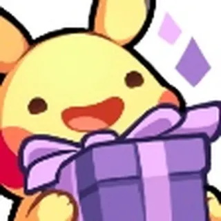 🎁 03a544e3 carino, cartone animato, animale, regalo, presente, festa telegram sticker