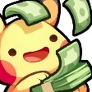 💰 6fb9e328 denaro, cartone animato, ricchezza, contanti, banconote telegram sticker