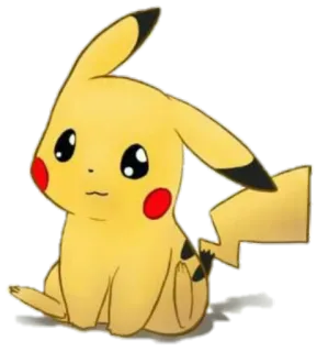 🥺 d7a3e773 Pikachu Pokemon pokemon, pikachu, giallo, anime, cartoni animati, carino telegram sticker