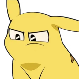 😠 3f68da3a Desenho animado, Bravo, Amarelo, Engraçado, Meme telegram sticker