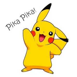 👋 8189dceb Pikachu Pokemon Pika Pika! Pikachu, Pokémon, Phim hoạt hình, Anime, Vàng, Dễ thương, Động vật, Điện telegram sticker