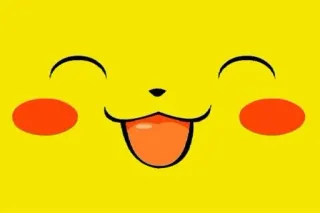 😄 11ab03aa Pikachu 피카츄, 포켓몬, 만화, 얼굴, 이모지 telegram sticker