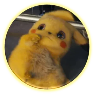😳 87191da1 Pikachu Pikachu, Pokémon, cartone animato, carino, giallo, anime telegram sticker