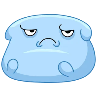 👿 f5a702d1 Hình giọt, Buồn, Dễ thương, Hoạt hình, Biểu cảm, Tâm trạng telegram sticker