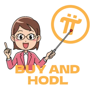 🦾 3bfbd9db BUY AND HODL Krypto, Kaufen, Hodl, Investment, Digitale Währung, Finanzen, Cartoon telegram sticker