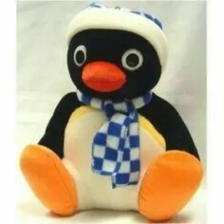 🙂 9efcd133 Pingu 企鹅, Pingu, 卡通, 角色, 毛绒, 玩具, 动物 telegram sticker