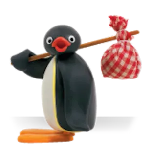 🍖 6e9883ec Pingu penguin, kartun, animasi tanah liat, serial animasi, karakter, pingu, retro, nostalgia telegram sticker