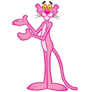 Pink Panther telegram stickers