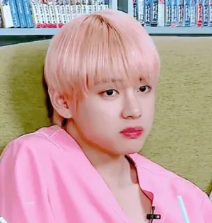 😒 b94f9cfc V K-Pop, Thần tượng, Hàn Quốc, Ca sĩ, Người nổi tiếng, Chân dung, V, BTS telegram sticker