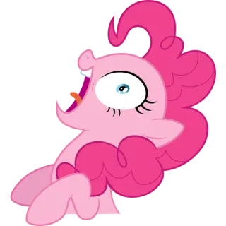 🦄 0d08d03f Pinkie Pie My Little Pony Pinkie Pie, Poni, Kartun, My Little Pony telegram sticker