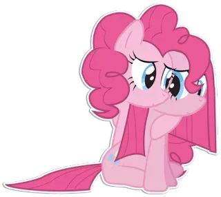 🦄 ecf6d663 Pinkie Pie My Little Pony Kartun, Poni, Merah Muda, Lucu, My Little Pony telegram sticker