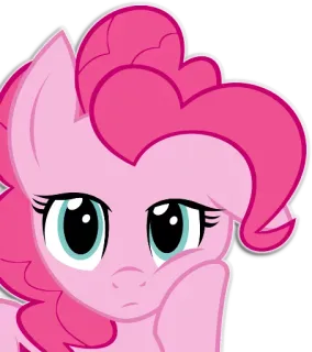 😑 58357d47 Pinkie Pie My Little Pony pony, cartone animato, rosa, amicizia, magia telegram sticker