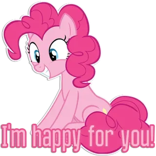 Pinkie Pink @stickersb2b telegram stickers