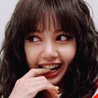 🤗 655b9eb3 Lisa kpop, певица, женщина, портрет, знаменитость, лиза, blackpink telegram sticker