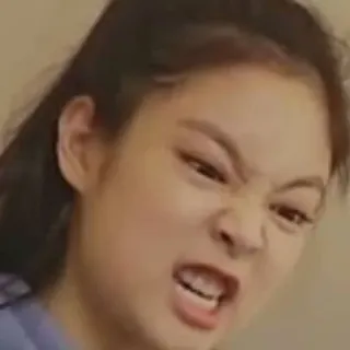 😬 d57032b9 лицо, выражение, злой, человек, женщина telegram sticker