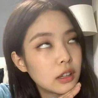 🙄 ea7589ee девушка, человек, женщина, лицо, глаза, портрет telegram sticker