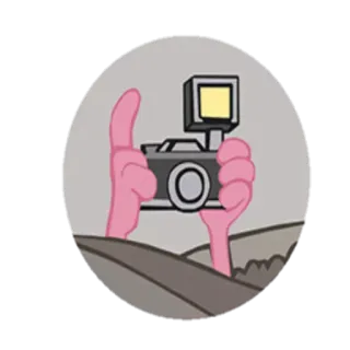 📸 e551bd74 kamera, fotografie, blitz, hände whatsapp sticker