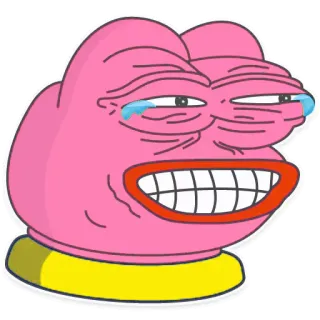😹 b9d177fb Pepe the Frog 페페, 개구리, 밈, 만화, 웃긴, 인터넷 밈 telegram sticker