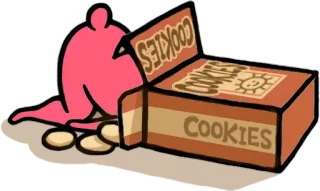 😊 a063274c COOKIES クッキー, 食べ物, 食べる, 甘い, デザート, おやつ telegram sticker