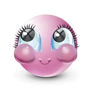 🧸 b87424a5 emoji, cute, pink, cartoon, smiley telegram sticker
