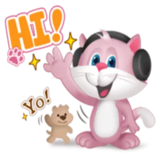 Pinkat @StikerDi telegram stickers