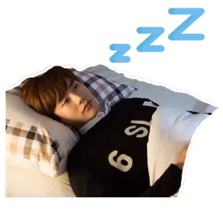 😴 d29d6778 persona, acostado, interior, dormitorio, comodidad whatsapp sticker