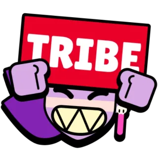 🔥 30b1c0d4 TRIBE brawl stars, tribe, video game, game, cartoon, sticker telegram sticker