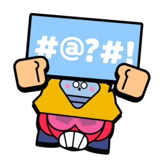 🤬 62fae166 #@?#! cartoon, angry, symbol, character, censored telegram sticker