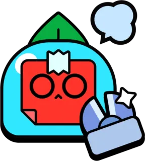 😡 7a0fb16b Sprout Brawl Stars Gra wideo, Naklejka, Brawl Stars, Sprout telegram sticker