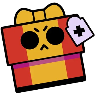 🎁 26437d0b hadiah, kado, marah, kotak, kartun telegram sticker