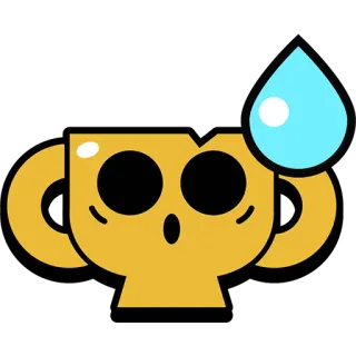 😰 6522eff0 piala, keringat, kartun, emoji, ikon telegram sticker