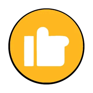 👍 97f48bd3 Suka, Like, Ikon, Emoji, Persetujuan telegram sticker