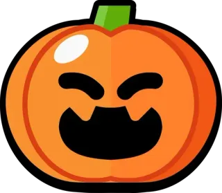 🎃 b08ea666 Halloween, labu, emoji, musim gugur, musim gugur telegram sticker