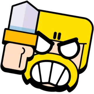 🗡️ bb3f1f27 marah, kartun, wajah, kuning, karakter telegram sticker