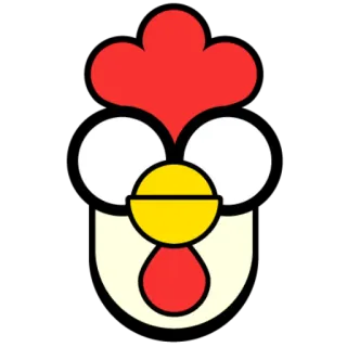 🐔 ce76d60b ayam, binatang, burung, kartun telegram sticker