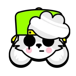 🐰 4a1b77a7 Kreskówka, Zwierzę, Postać, Naklejka, Maskotka telegram sticker