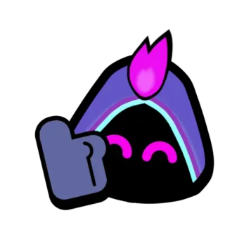 👍 140be831 Cartoon, Figur, Mittelfinger, Geste, Beleidigend telegram sticker