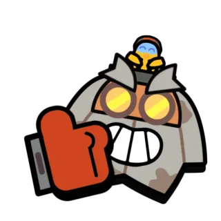 👏 41ea661d boxen, cartoon, figur, aufkleber telegram sticker