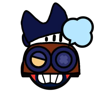 😡 a678ba3d Byron Brawl Stars Byron, Brawl Stars, Sticker, Charakter, Videospiel telegram sticker