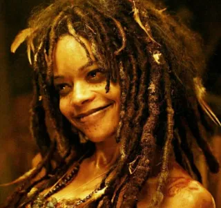 😊 1f577ef2 Tia Dalma Pirates of the Caribbean voodoo, pirate, witch, calypso, sea telegram sticker