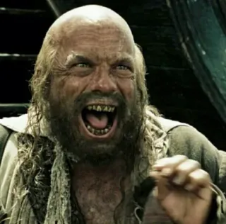😄 3a169703 pirate, angry, sea, screaming, movie telegram sticker