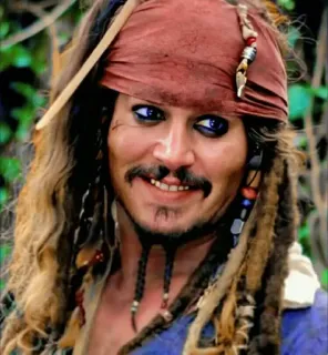 😊 c4cd066f Captain Jack Sparrow Pirates of the Caribbean pirate, captain, jack sparrow, johnny depp, movie telegram sticker
