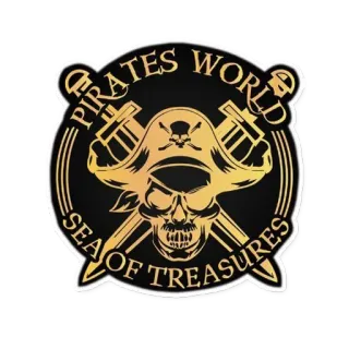 Pirates World/Genesis NFT telegram stickers