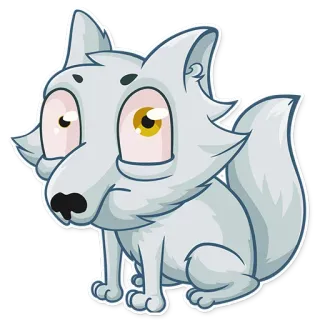 😕 66b045d0 stiker, binatang, kartun, rubah whatsapp sticker