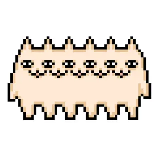 Pixel cat telegram stickers