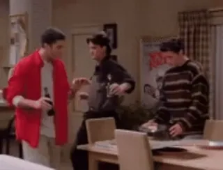 🕺 baf04be3 Friends televisie, komedie, sitcom, friends, groep, tv serie telegram sticker