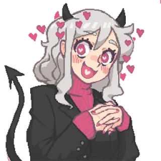 Пиксиляночки @stickers_teleg_telegramstickeri whatsapp stickers