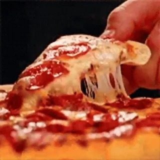 🍕 459bbec8 pizza, nourriture, pepperoni, fromage, italien telegram sticker
