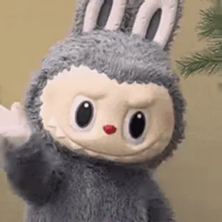 🖐 4ab7f15d mainan, kelinci, lucu, karakter, maskot whatsapp sticker